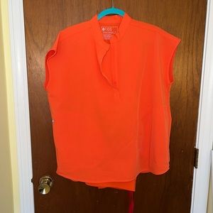 Sunset Orange FIGS scrubs